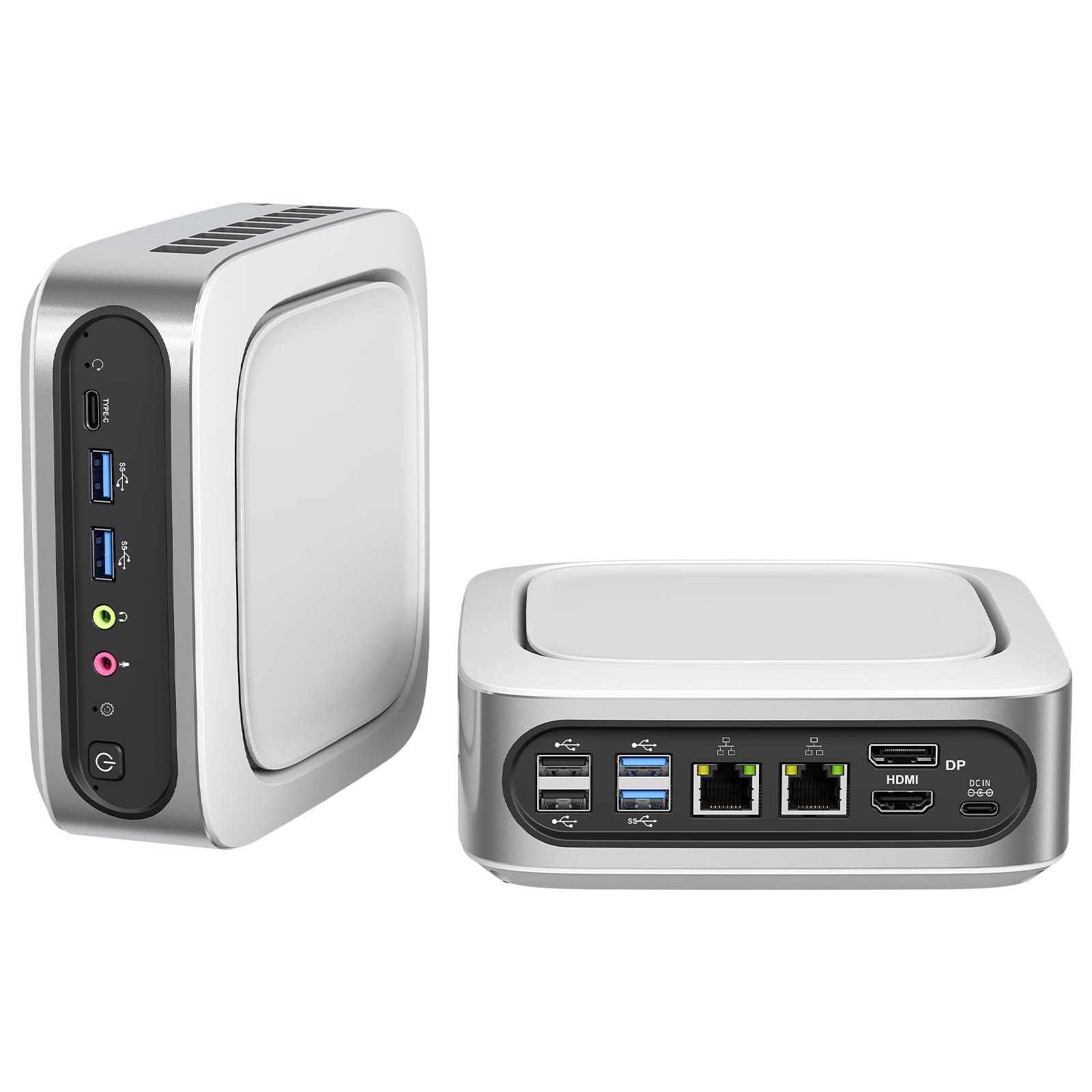 AWOW Mini PC Wi-11 Pro para Profesionales con Intel i9-11900H (8C 16T, hasta |9GHz), 16GB 512GB NVME SSD, Pantalla Tripl